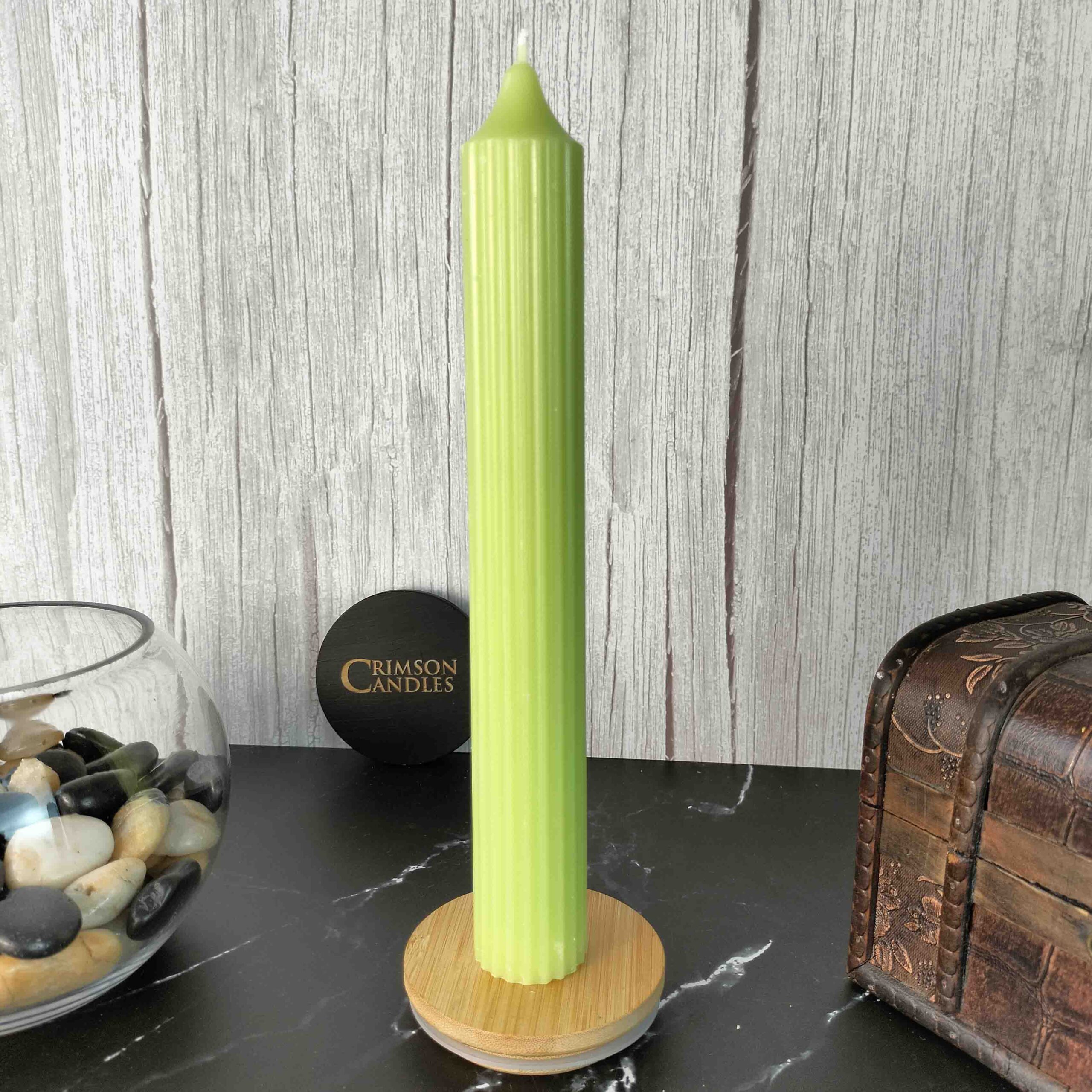 Ribbed Taper Candles<br>Set of 2 - Image 5