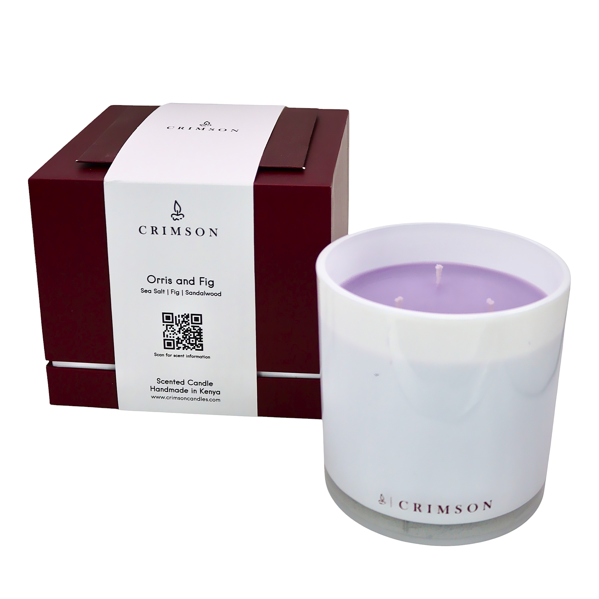 Orris and Fig  3-Wick Candle - Image 2
