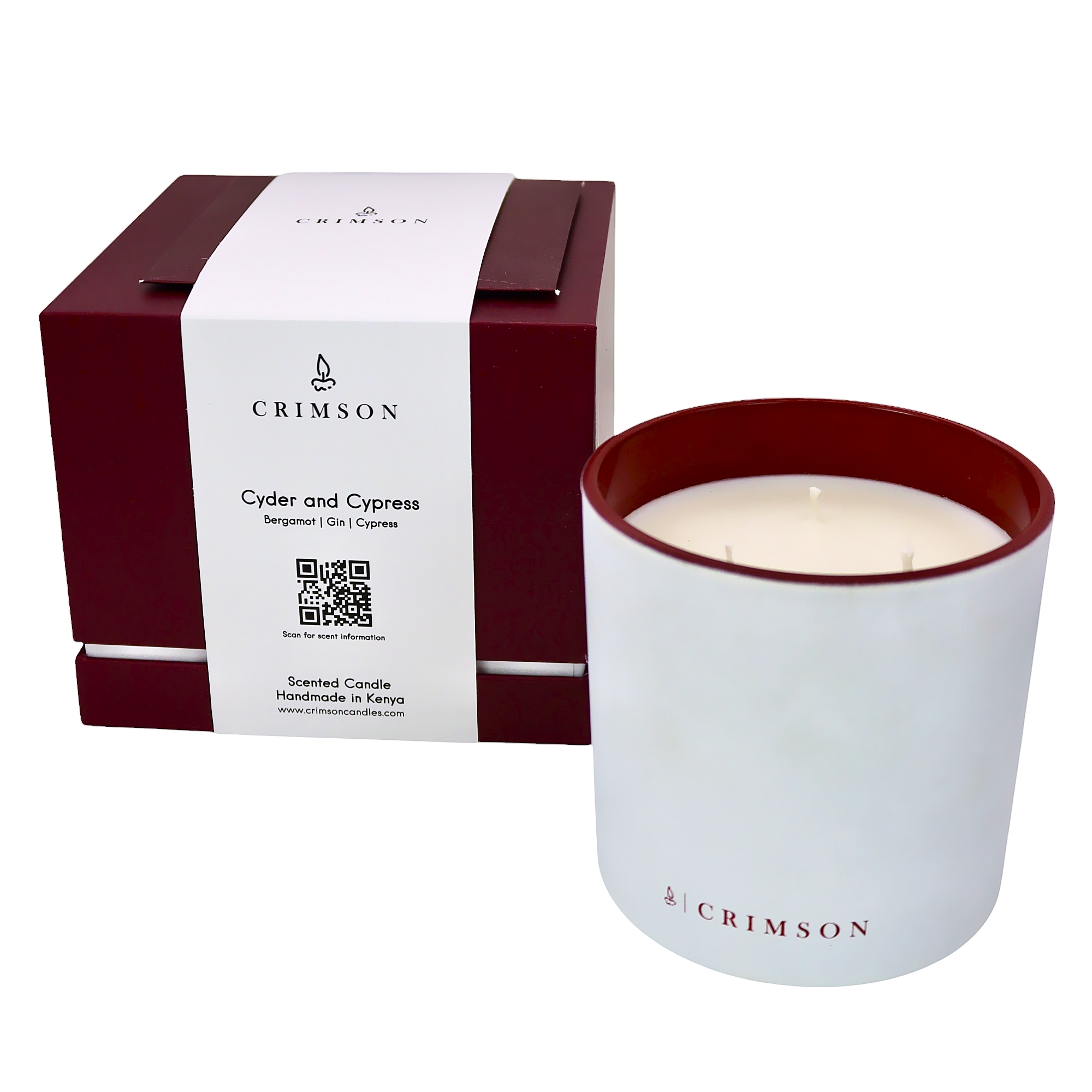 Cyder and Cypress 3-Wick Candle - Image 2