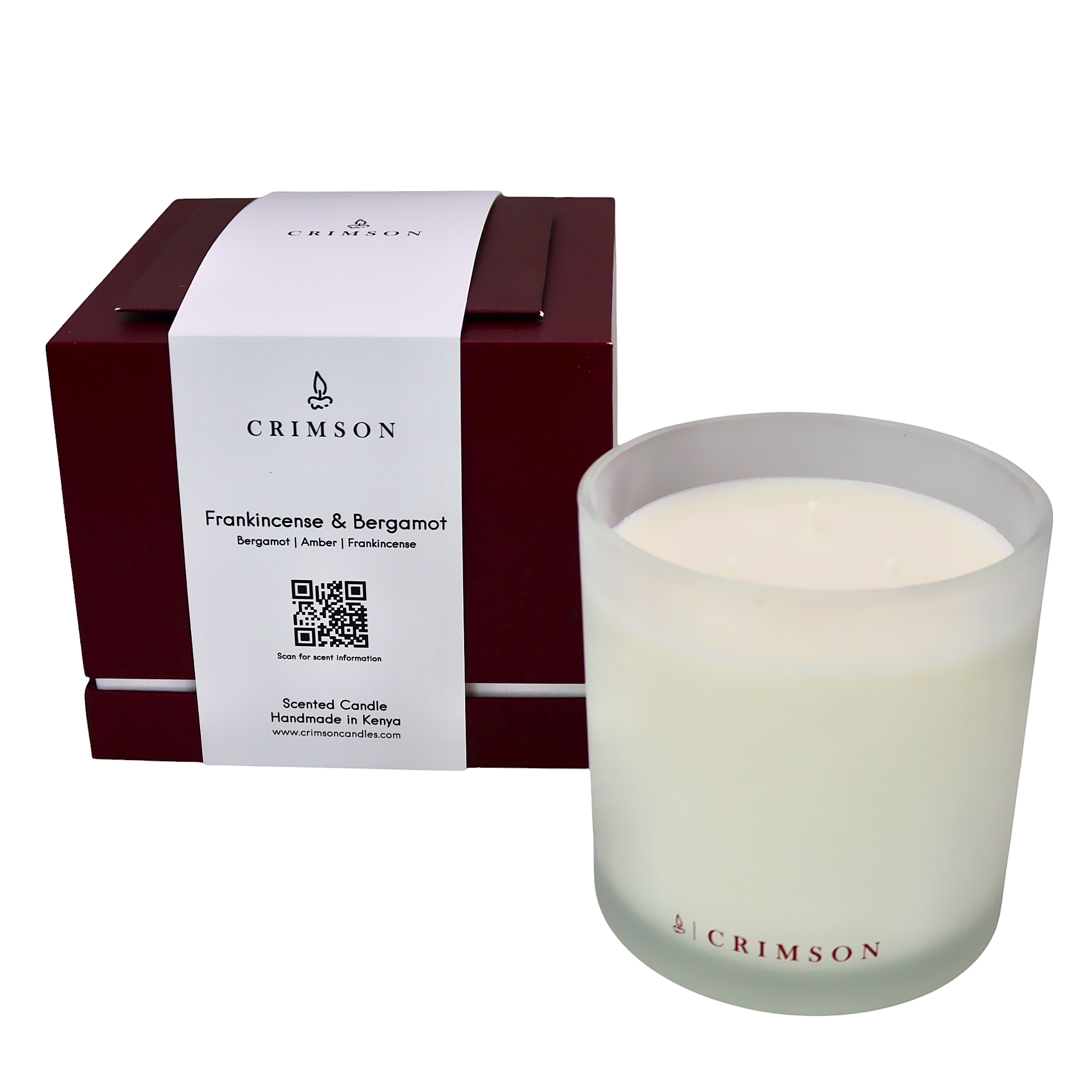 Frankincense and Bergamot<br>3-Wick Candle - Image 2