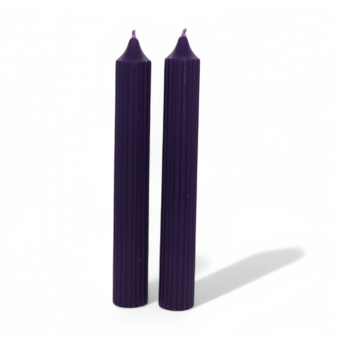 Ribbed Taper Candles, set of 2 - Image 2