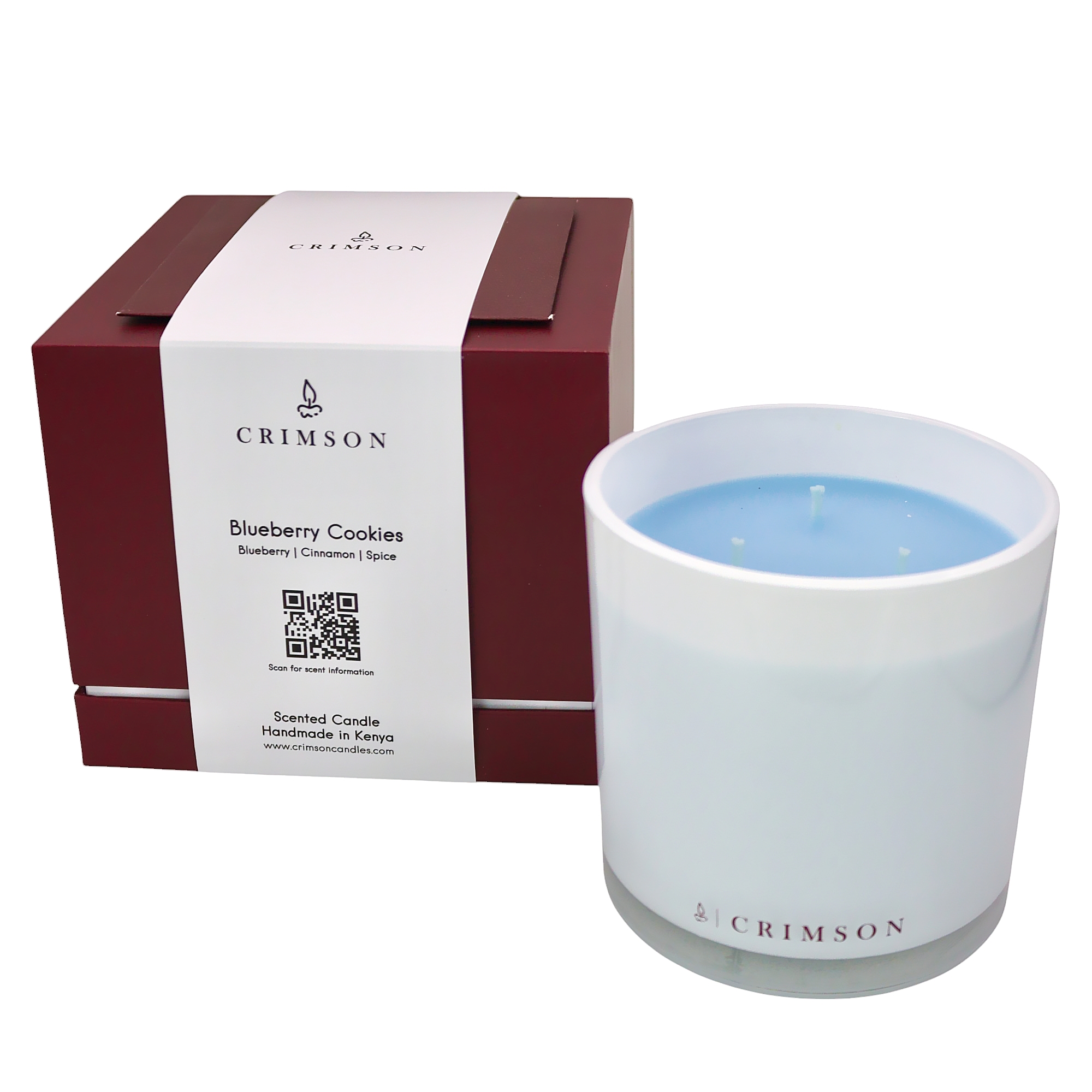 Blueberry Cookies 3-Wick Candle - Image 2