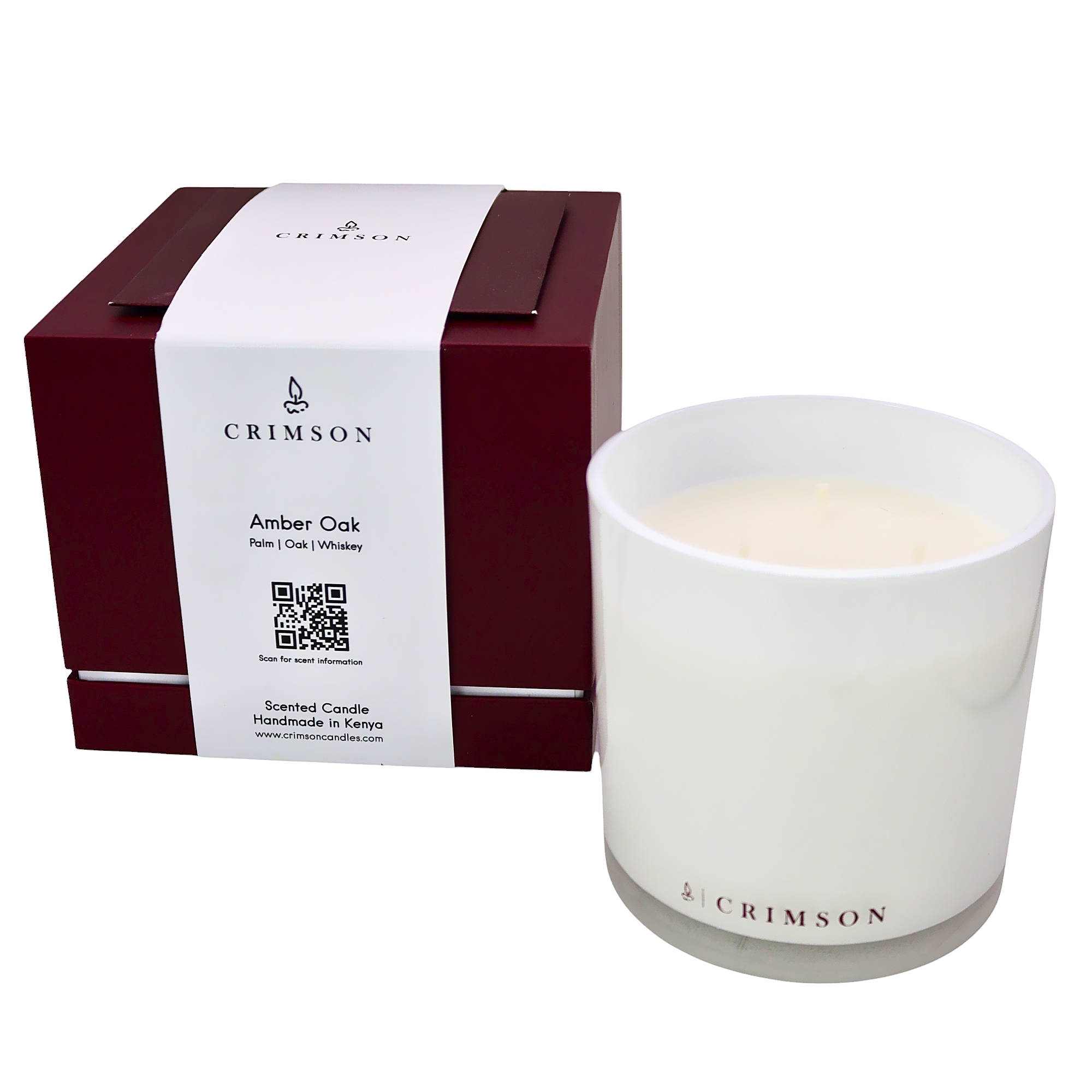 Amber Oak 3-Wick Candle - Image 2