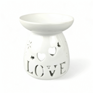Photoroom-20250710_150233_2 Ceramic Tealight wax melt warmer: Love
