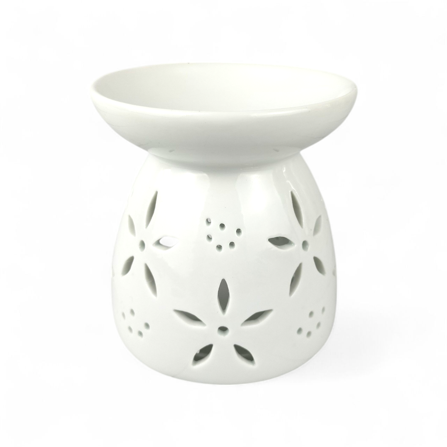 Ceramic Tealight wax melt warmer: Flowers