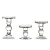 3 Size Set Transparent Candle Stand