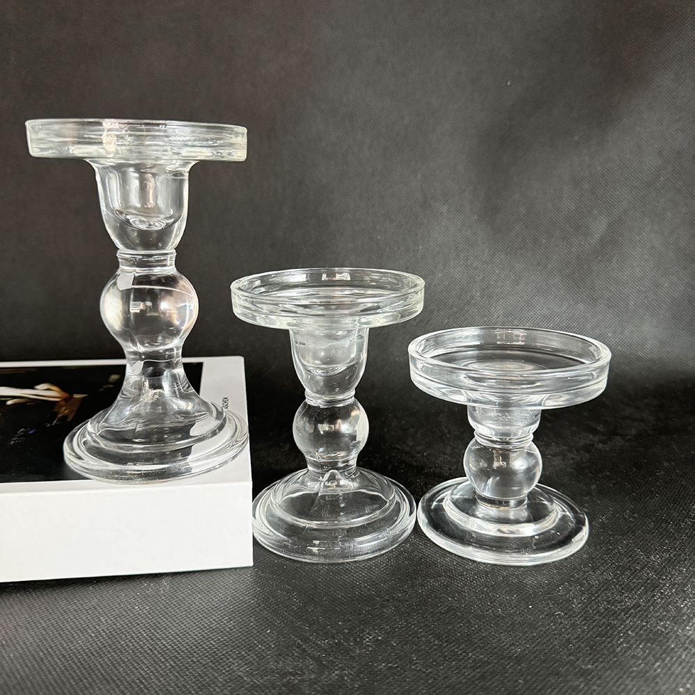 3 Size Set Transparent Candle Stand - Image 3
