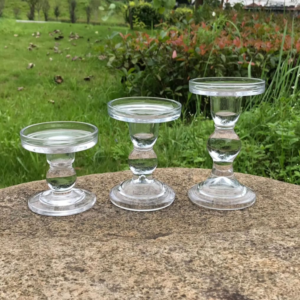 3 Size Set Transparent Candle Stand - Image 5