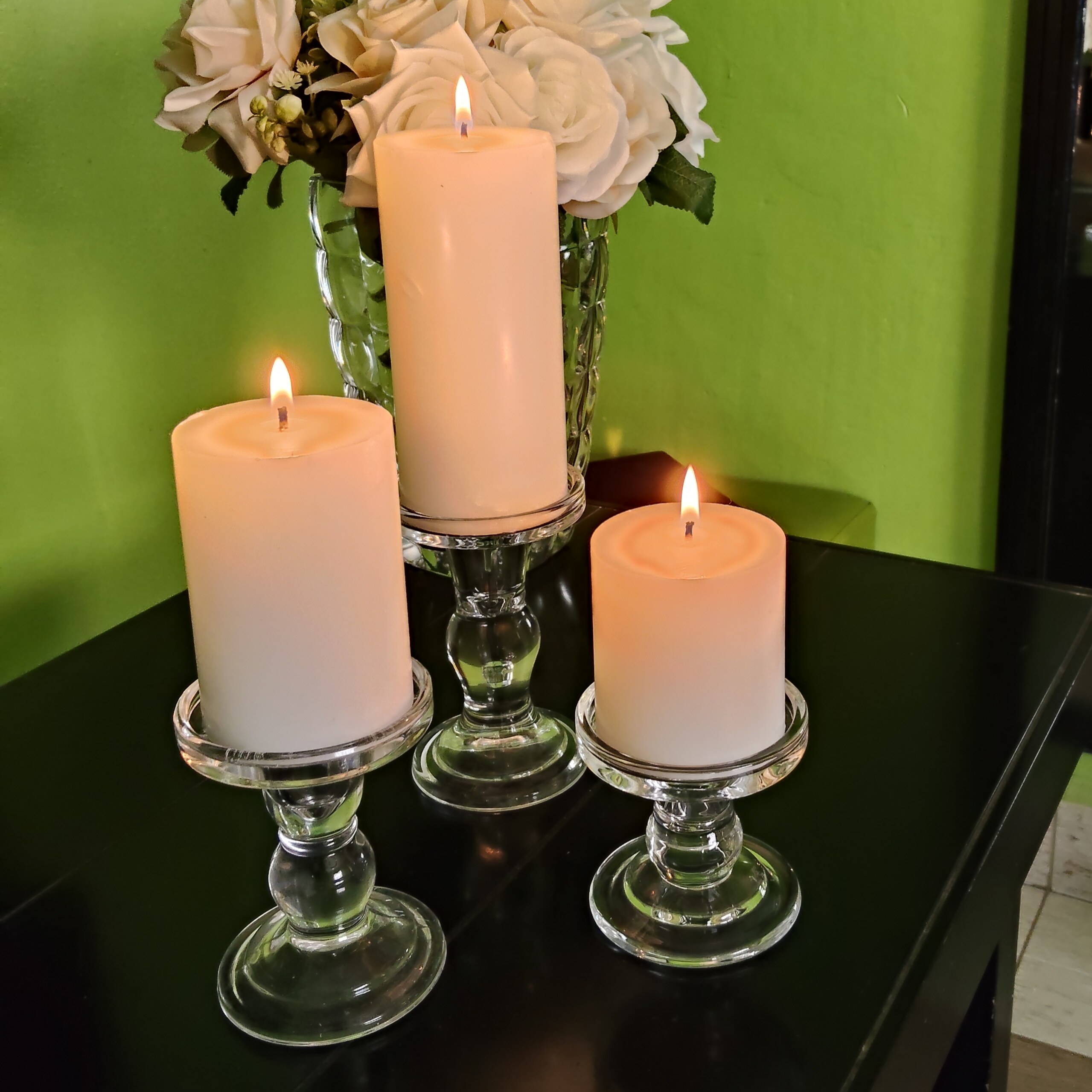 3 Size Set Transparent Candle Stand - Image 6