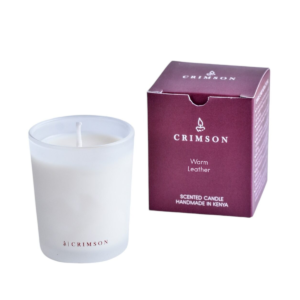 Warm Leather<br>Votive Candle