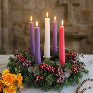 Flute Taper Candles Flute Taper Candles<br>Set of 5 (Pre-Order)